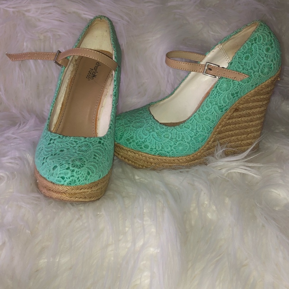 Teal Wedges